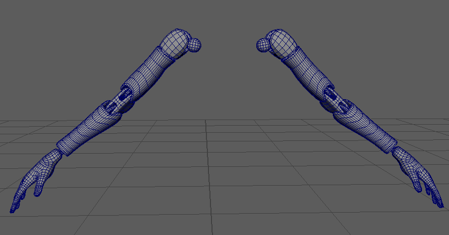 Doll Arm Retopo