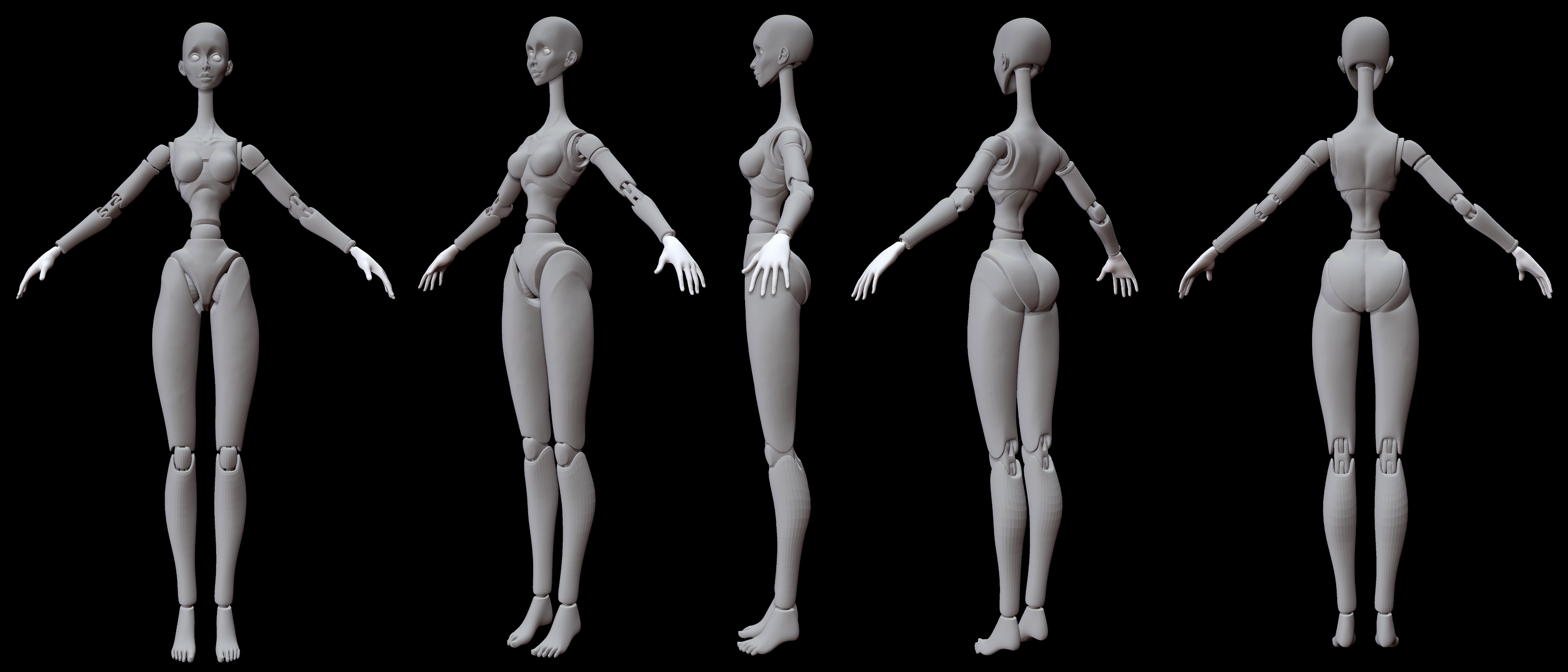 Doll High Poly