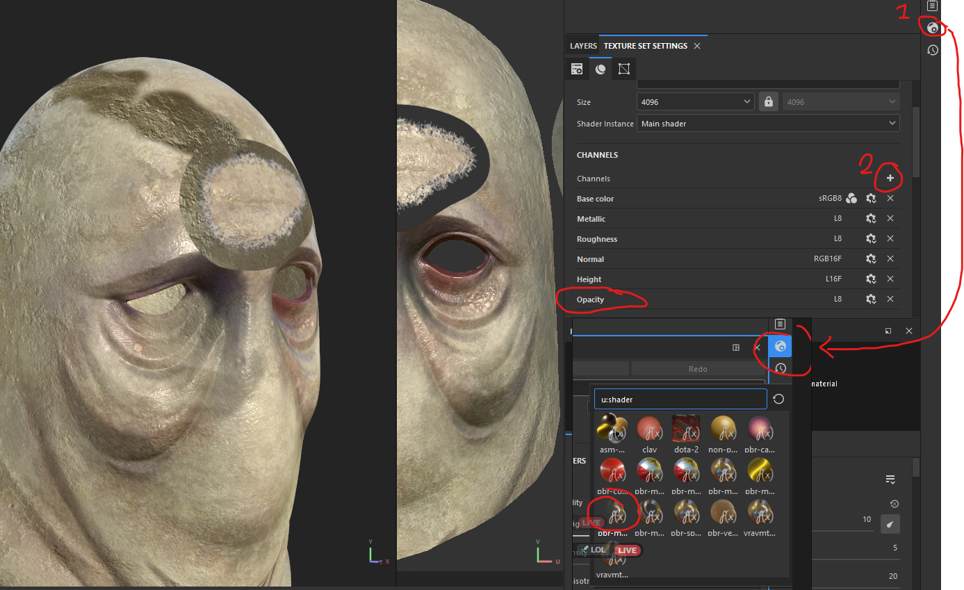 Substance Opacity Mask